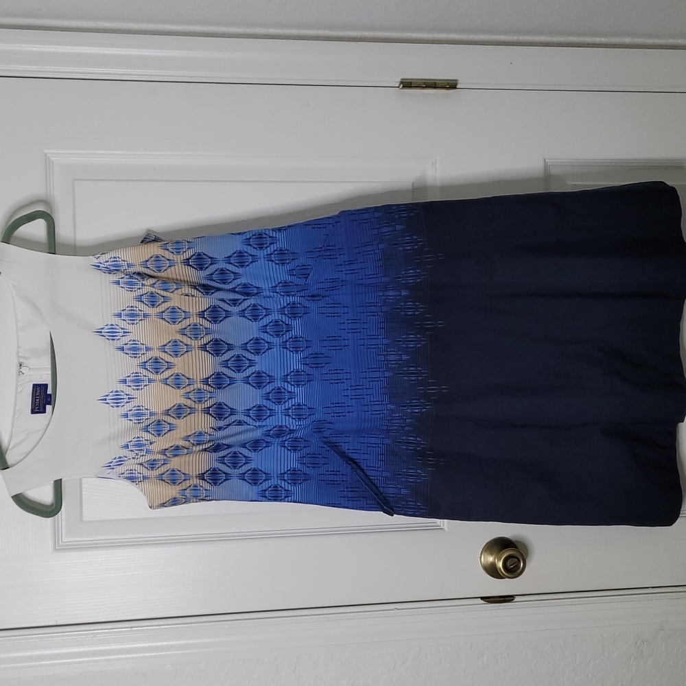 Pendleton Abstract sheath dress with pockets